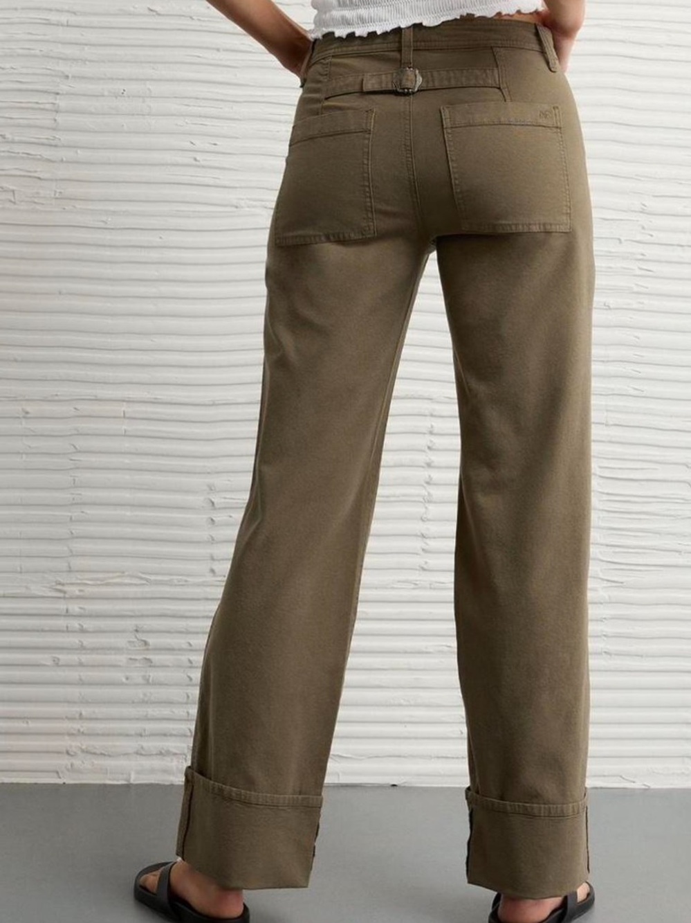 NWT AE Stretch High-Waisted Utility Stovepipe Pant - Picture 2 of 11
